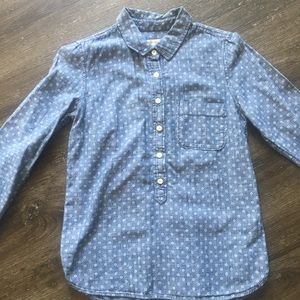 Jcrew popover shirt size 2